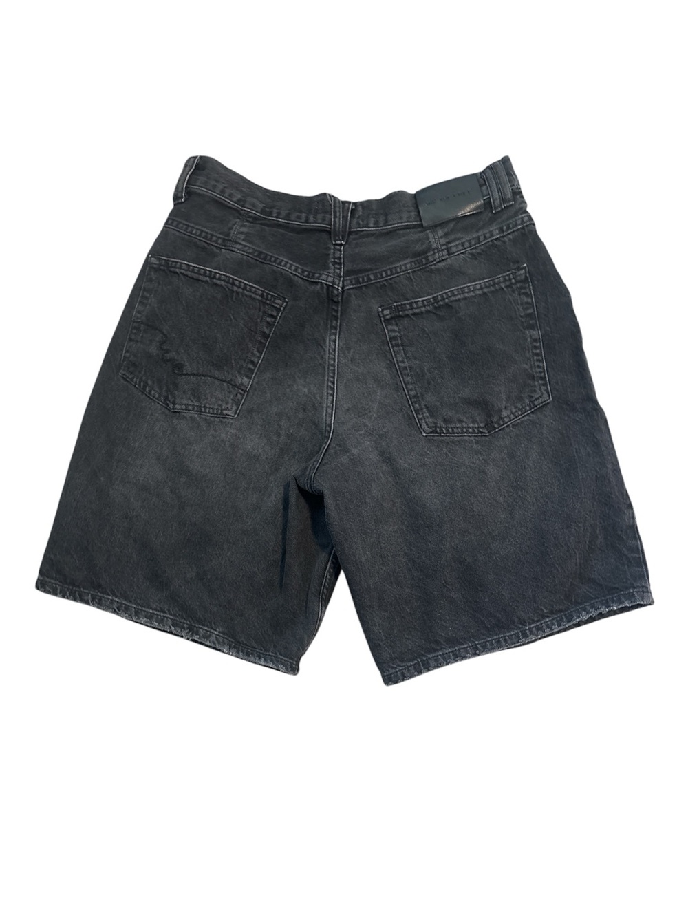 Free People We The Free Montana Undone Hem Short Black Lights Out - Picture 5 of 9